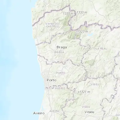 Map showing location of Serzedelo (41.401280, -8.368880)