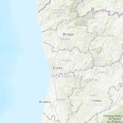 Map showing location of Sobrado (41.210410, -8.454880)