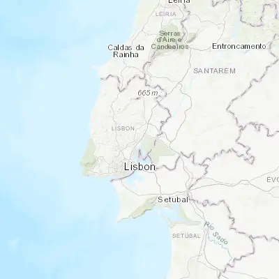 Map showing location of Sobralinho (38.917030, -9.026560)