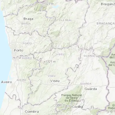Map showing location of Tarouca (41.017630, -7.775470)