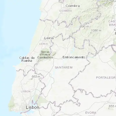 Map showing location of Torres Novas (39.475810, -8.543480)