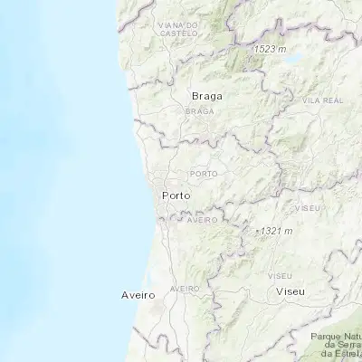 Map showing location of Valongo (41.188830, -8.498570)