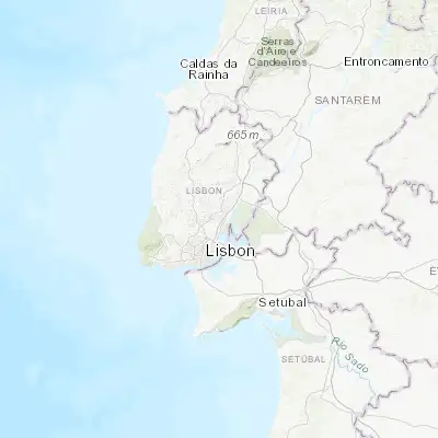 Map showing location of Vialonga (38.872060, -9.078050)