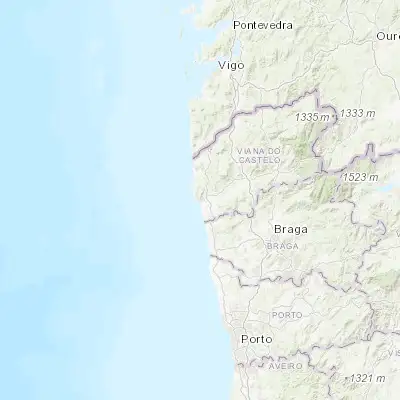 Map showing location of Viana do Castelo (41.693230, -8.832870)