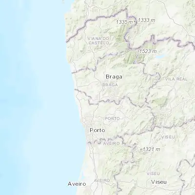 Map showing location of Vila Nova de Famalicão (41.407970, -8.519780)