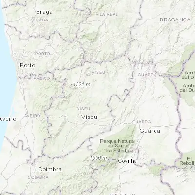 Map showing location of Vila Nova de Paiva (40.852910, -7.727910)
