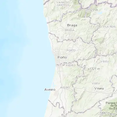 Map showing location of Vilar de Andorinho (41.105740, -8.586220)