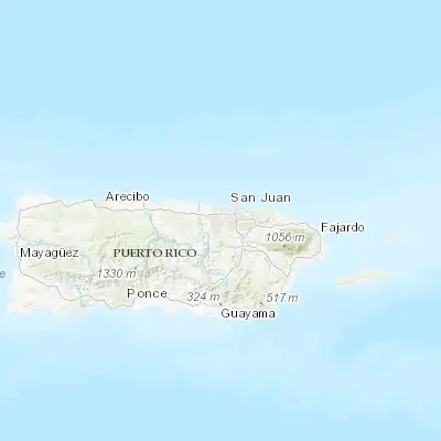 Map showing location of Bayamón (18.398560, -66.155720)