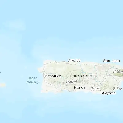 Map showing location of Camuy (18.483830, -66.844900)