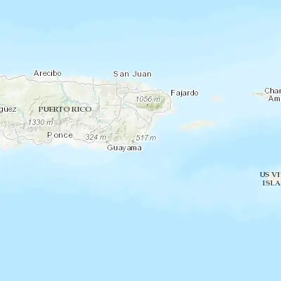 Map showing location of Emajagua (18.000520, -65.882660)