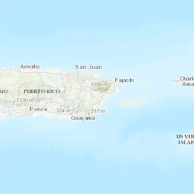 Map showing location of La Fermina (18.175510, -65.853500)