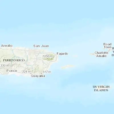 Map showing location of Luis M. Cintron (18.299680, -65.638490)
