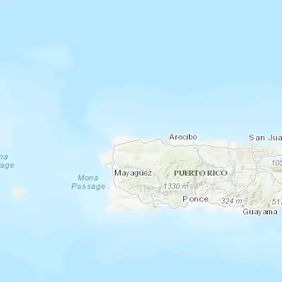 Map showing location of Quebradillas (18.473830, -66.938510)