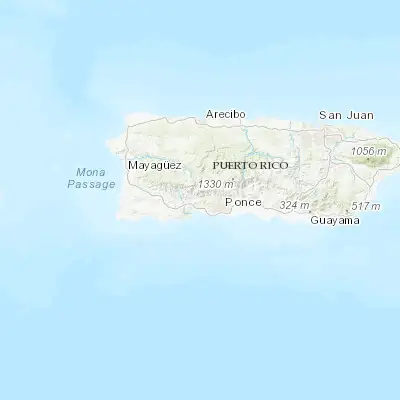 Map showing location of Santo Domingo (18.063300, -66.752400)
