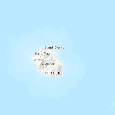 Map showing location of Saint-Benoît (-21.037950, 55.715460)