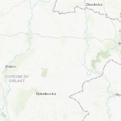 Map showing location of Abramovka (51.188600, 41.020200)
