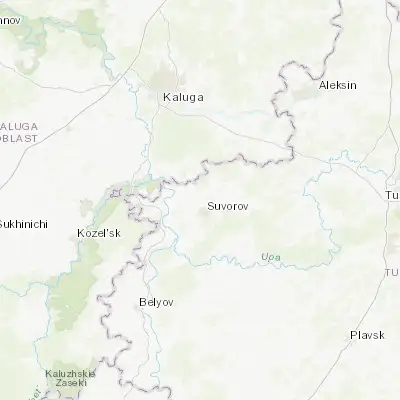 Map showing location of Ageyevo (54.158830, 36.469270)