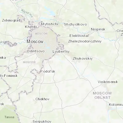 Map showing location of Andreyevskoye (55.554870, 37.925660)