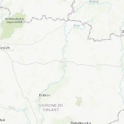 Map showing location of Anna (51.484200, 40.429900)