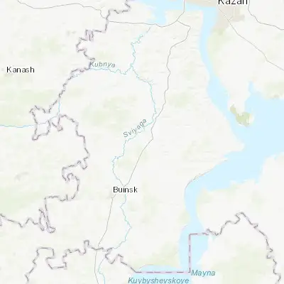 Map showing location of Apastovo (55.202930, 48.510910)