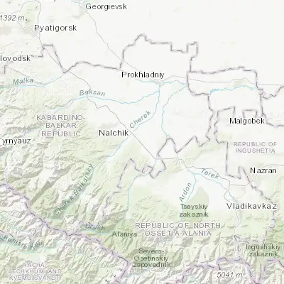 Map showing location of Argudan (43.416020, 43.911290)