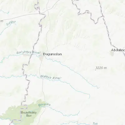 Map showing location of Asekeyevo (53.574250, 52.797240)