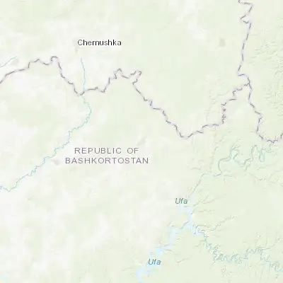 Map showing location of Askino (56.090130, 56.578310)