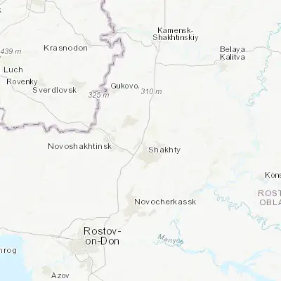 Map showing location of Ayutinskiy (47.782280, 40.147630)