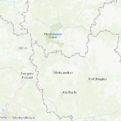 Map showing location of Balakirevo (56.505880, 38.843240)