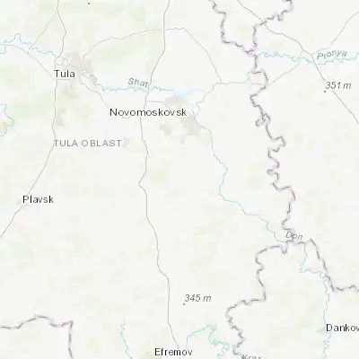 Map showing location of Begichevskiy (53.796050, 38.254980)