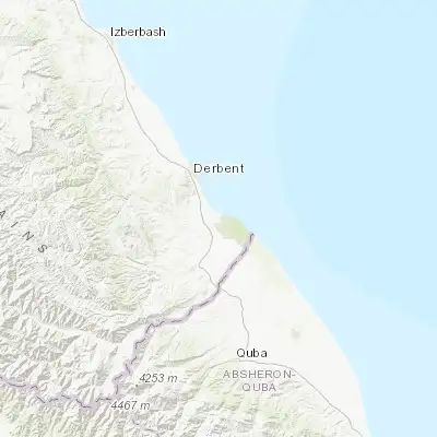 Map showing location of Belidzhi (41.891840, 48.412470)