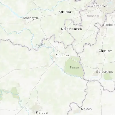 Map showing location of Belousovo (55.094990, 36.673200)