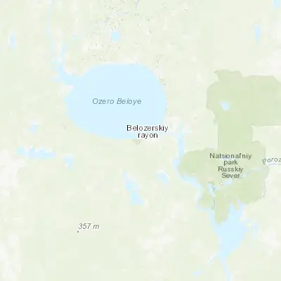 Map showing location of Belozërsk (60.028800, 37.808400)