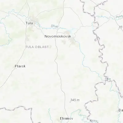 Map showing location of Bogoroditsk (53.771660, 38.124080)