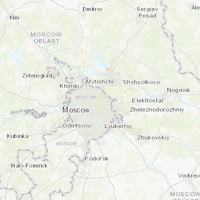 Map showing location of Bogorodskoye (55.813530, 37.716170)