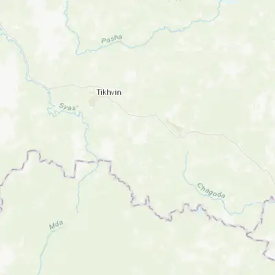 Map showing location of Boksitogorsk (59.474050, 33.848530)
