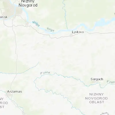 Map showing location of Bol’shoye Murashkino (55.782610, 44.775410)