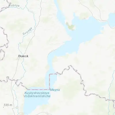 Map showing location of Bolgar (54.974170, 49.030830)