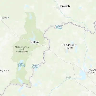 Map showing location of Bologoye-4 (57.900000, 33.650000)