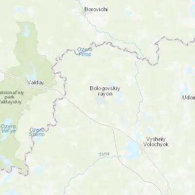 Map showing location of Bologoye (57.885850, 34.048760)