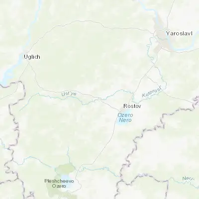 Map showing location of Borisoglebskiy (57.258600, 39.150800)