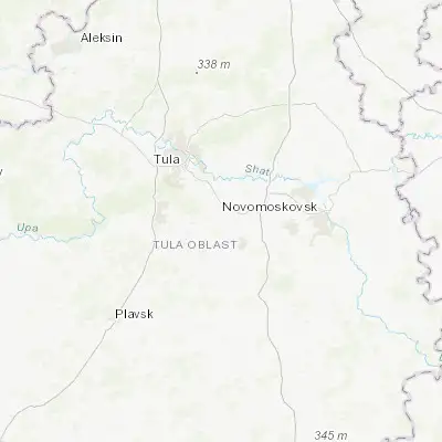Map showing location of Borodinskiy (53.998590, 37.817920)