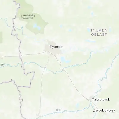 Map showing location of Borovskiy (57.040960, 65.720180)