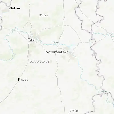 Map showing location of Brusyanka (53.984920, 38.035930)