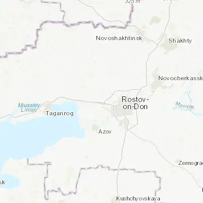 Map showing location of Chaltyr (47.284770, 39.482320)