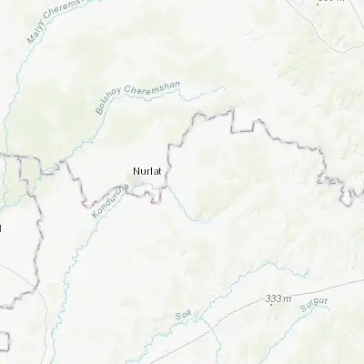 Map showing location of Chelno-Vershiny (54.414800, 51.085940)