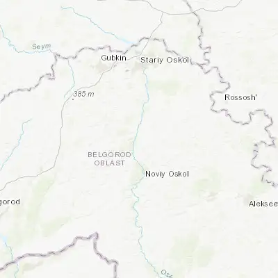 Map showing location of Chernyanka (50.934320, 37.816640)