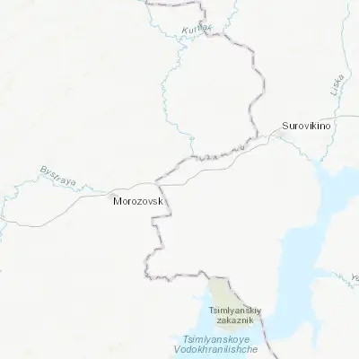 Map showing location of Chernyshkovskiy (48.421880, 42.230830)