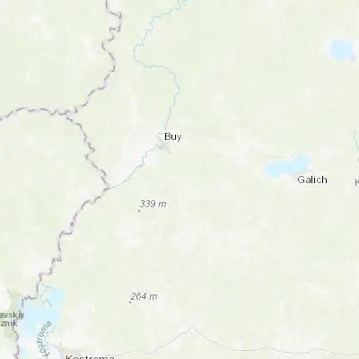Map showing location of Chistyye Bory (58.364720, 41.627780)