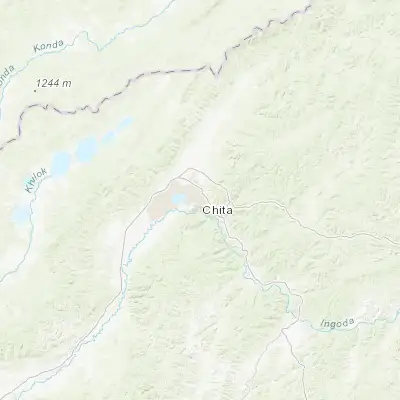 Map showing location of Chita (52.031710, 113.500870)